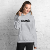 VelvisCali Black + White Logo Pullover Hoodie