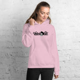 VelvisCali Black + White Logo Pullover Hoodie