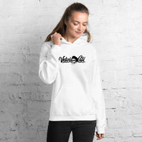 VelvisCali Black + White Logo Pullover Hoodie